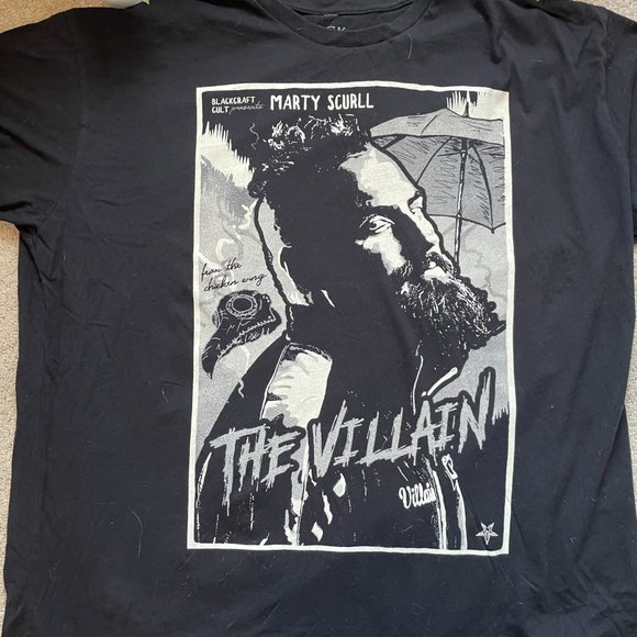 the villain marty scurll blackcraft cult 3xl t-shirt WWE AEW ROH - Picture 6 of 6